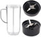 MKVAXR 2 Cuchillas Cruzadas con Vaso de Repuesto de 22 oz, 250 W, for Magic Bullet, MB1001 Conjunto de Cuchillas de la batidora