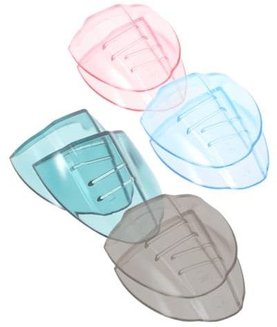 Vaguelly 4paare Pärchen Tpu Seitenschutz Für Brillen Einfache Installation Klarer Für Seitlichen Schutz Kompatibel Mit Meisten Brillen