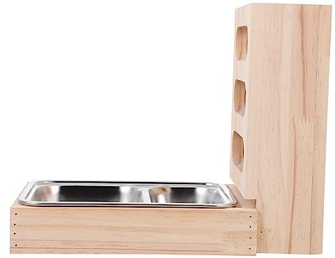 VANZACK Kaninchenfutterspender Und Napf Vielseitiger Halter Für Heu Und Futter Geeignet Für Kaninchen Meerschweinchen Und Andere Haustiere Einfach Zu Reinigen