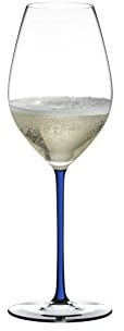 RIEDEL Fatto A Mano 4900/28D Verre à champagne avec pied bleu cristal