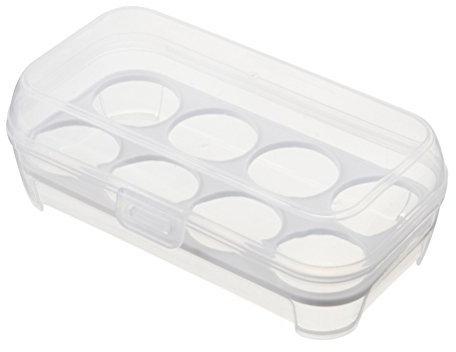 8 Eier Ei Aufbewahrungsbox Kühlschrank Container Container Eierbecher (zufällige Farbe)