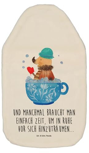 Mr. & Mrs. Panda Wärmflasche Nachtfalter Schaumbad - Geschenk, Badezimmer, Tiere, Bettflasche, Tiermotive, Kleine Wärmflasche, Ziele, Wärmflasche mit