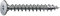 SPAX Rückwandschraube ohne Linse 3.0x 25 Torx 10 Wirox-Silber Inhalt: 300 Stück