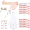 ZOOMPIL JGA Deko Schärpe Set, Bride to Be Sash Set, Braut to Be und Team Bride Schärpe, Junggesellenabschied Frauen,Junggesellinnenabschied Deko Accessoires - 16 Piezas