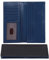 VISOUL Echtleder Geldbörse echtes Vintage Leder XXL Langes Portemonnaie Kreditkartenetui Herren Geldbeutel RFID Schutz Portemonnaie Brieftasche Wallet Portmonee Carbon Blau