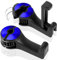 URAQT Car Headrest Hooks with Phone Holder, 2pcs Car Storage Hooks Back Seat Headrest Hanger, Universal Vehicle Back Seat Hidden Handbag Hooks, 360° Rotation Multifunctional Heavy Duty Storage Hooks