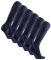 DANISH ENDURANCE Weiche Kniestrümpfe für Herren & Damen, kniehohe Socken, 3 Pack (Marineblau, 43-47)