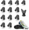 APOMOONS 12Pcs Football Studs, Plastic Nylon Rugby Boots Studs Replacement for Men Boy Kids Adults Shoes, Compatible with Nike Compatible with Puma Complimentary Wrench 8Pcs 13mm&4Pcs 16mm Black
