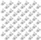 50 Stück Regalbodenträger für Schränke L-förmige Bodenträger 5 mm Metall Einlegeböden Halter Möbelregal Clips für Küchenschränke Bücherregale Kleiderschränke, Silber