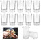 SLTAXAR 12 PCS Verres à Shot Réutilisables 40ml - Transparent Petits Verres à Liqueur - Tasse Dessert Gobelets Lave-Vaisselle Disponible