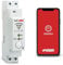 VEMER VE797200 MICRO BT - Interruttore Orario Astronomico con Bluetooth e APP dedicata, Timer da Barra DIN 1 Modulo, Bianco