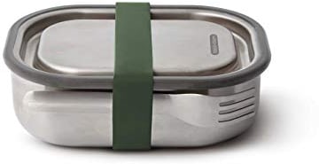 Black+Blum 895619 Stainless Steel Lunch Box 1000 ml Capacity, Olive, 1000 milliliters