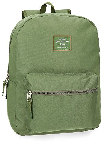 Pepe Jeans Cross Rucksack Grün 32x44x15 cms Polyester für 15,6-Laptop 21.12L