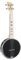 GEWA Banjo Ukulele Manoa B-CO-A schwarz mit Gig Bag