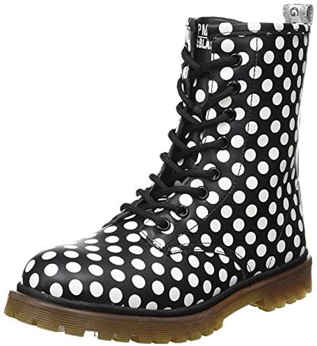 Primigi PRT 84285, Stivali Alla Moda, Bambine e Ragazze, Nero/Bianco, 34 EU