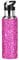 Xigua - Borraccia termica termica con coperchio in cannuccia, in acciaio inox, a prova di perdite, con glitter, colore: rosa