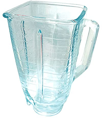 ELECTROTODO Jarra de cristal compatible con para batidora Oster 1.25L (cuadrada)