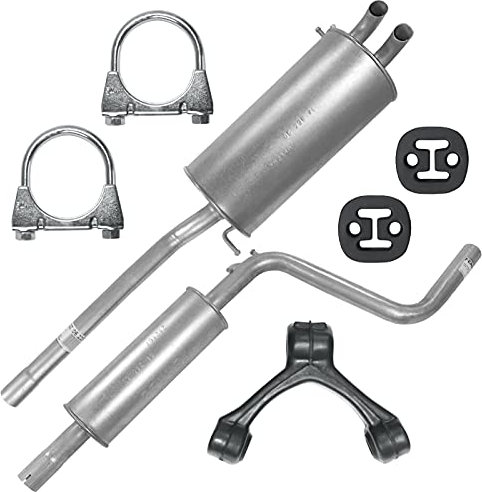 Auspuff Auspuffanlage Schalldämpferset für VW Caddy III 3 2K 2.0 SDI