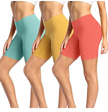 wirarpa Panty Coton Cycliste Short Femme Long Culottes Boxer Shorty Legging Boxer Caleçon Lot de 3