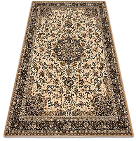 rugsx Wollteppich POLONIA KORDOBA, traditionelle Teppiche, für das Schlafzimmer, Wohnzimmer, Sepia 300x400 cm