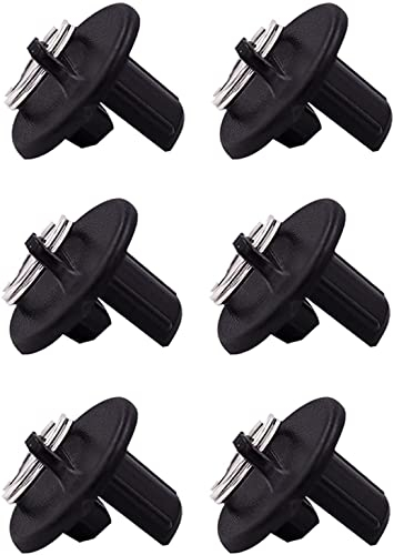 Universeller Ersatz für Außenrollos für Rollläden im Innen- und Außenbereich (3 Stück Zugring-Endkappe), schwarz)