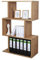 RICOO Estanteria Salon 106 x 70 x 30 cm WM075-EG Estante librería de Suelo Roble marrón