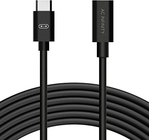 AC Infinity UIS Verlängerungskabel Buchse auf Stecker für Controller AI+, 3 m langes Kabel mit wasserabweisender Dichtung, ermöglicht erweiterte Funktionssteuerung, für CLOUDRAY, CLOUDLINE, IONFRAME