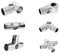 25MM OR 1 INCH Heavy Duty T CLAMP, 4 Ways, 5 Ways, and 6 Ways CLAMP and TUBING Accessories for 25MM Tube (4-Way Straight)