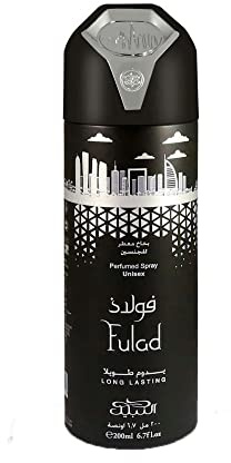 Nabeel FULAD PERFÜMERTES SPRAY 200ML KÖRPERDEODORANT NATÜRLICH OHNE ALUMINIUM