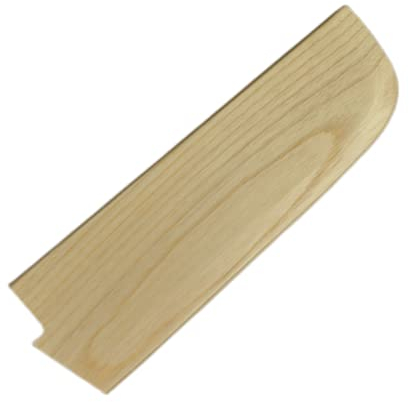 Aibote Handmade Natural White Maple Wood Japanese Chef Knives Magnetic Sheath Sakimaru Yanagiba Santoku Sakimaru Kiritsuke Deba EEL Knife Sheath Case Holder Wooden Cover (180MM,Nakiri)