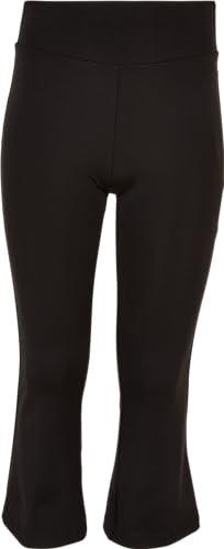 Urban Classics Mädchen Leggings Girls Recycled High Waist Flared Leggings Black 134/140