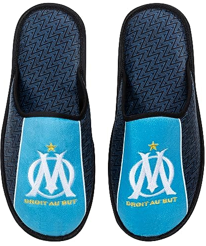 OLYMPIQUE DE MARSEILLE Chaussons Fan Om - Collection Officielle Taille 44