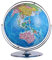 Globus Globus mit Edelstahlhalterung Globen 720 ° Allround-Drehung Weltkugel für Schüler, Schule, Lernen, geografische Globen unterhaltsame Bildung