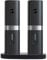 Louttary Electric Salt and Pepper Grinder Set Replacement Spare Parts Rechargeable Salt Pepper Mill with Charging Base LED Light Adjustable Coarseness