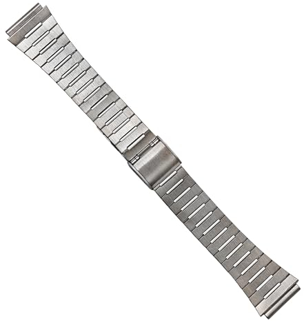 Dcasmo group Uhrenarmband aus Edelstahl für Herren 18 mm Kompatibel mit Cartier Omega Tissot New Old Stock 1970 – Originales Vintage Metallarmband – Antikes Uhrenarmband