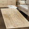 KARAT Outdoor Teppich wetterfest & UV beständig für Terrasse, Balkon oder als Küchenläufer, Flurläufer und Wohnzimmerteppich Robustes flachgewebtes kurzflor Teppich waschbar 80 x 150 cm Tiffany Beige