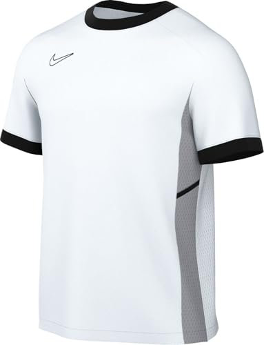 Nike Herren Dri-Fit Academy25 Ss T-Shirt, White/Black/Wolf Grey/Black, M
