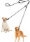PetBonus Hundeleine Doppelleine für 2 Hunde, Keine Verwicklung Robuste Nylon hundeleine, Reflektierend Doppelte Leinen für große mittlere Hunde 1,2 cm