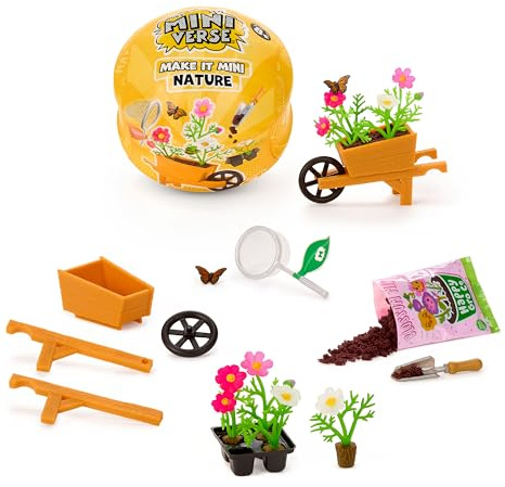 MGA's Miniverse Make It Mini Nature Series 3 - Mini Collectibles, DIY Crafts, Replica Plants, Flowers, for Collectors & Children Ages 8+