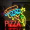 UExnkj-Y Enseigne au Néon Pizza Panneau Néon LED Coloré Pizza Neon Sign Dimmable Alimenté par USB Néon Lettres pour Pizza Shop Chambre Restaurant Cuisine Maison Décoration de Fête
