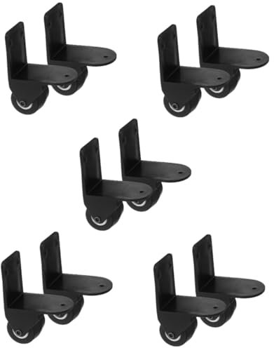 GLEAVI 5paare Reisegepäckrad Koffer Ersatzräder Leichtgängige Kofferrollen Mit Metalllagern Für Reisekoffer Trolleys Geräuschloses Gleiten