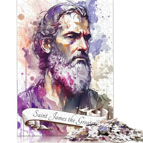 'Saint James The Greater Jigsaw Puzzle for Adults Educational Games Family Activities Jigsaw Puzzle for Kids Age 12 Years Up 1000pcs (75x50cm)
