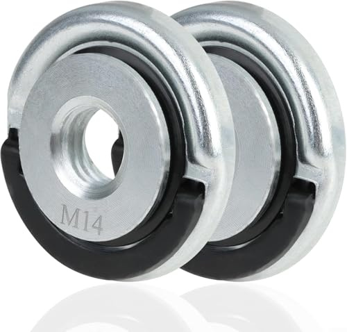 CWOQOCW 2 PCS Self Locking Nut Clamps for Angle Grinder Accessories Compatible with 45mm Diameter Abrasive Wheels