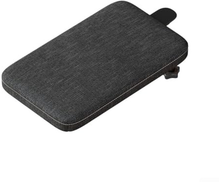 Honseadek Computer-Schreibtischarmhalterung mit Ellenbogenstützrahmen und Klemmmontage für sichere Befestigung ohne Bohren (schwarz)