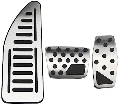 Voiture Capuchons Repose-pieds Pour Fiat Pour 500x 2014-2021 Pédale Voiture Accessoires En Acier Inoxydable Accélérateur Frein Repose-pieds Couvre Pédale