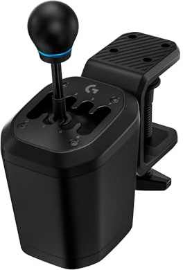 Logitech G RS H-SHIFTER – Sim-Racing-Schalthebel | Kompatibel mit PRO und RS50 Racing Wheel Base für PS5, PS4, Xbox Series X|S, Xbox One und PC - Schwarz