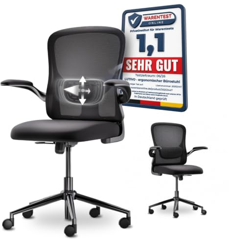 LUTIVO Delta Bürostuhl Ergonomisch Schreibtischstuhl