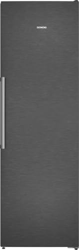 iQ500, Freistehender Gefrierschrank, 186.2 x 59.5 cm, Gebürsteter schwarzer Stahl AntiFingerprint, GS36NAXCG