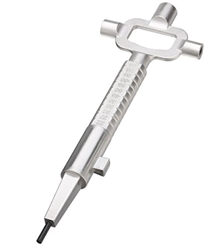 Boveution Sliver Locksmith Tool Multi Purpose Cylinder Gauge Cam Turner Spectle Turner