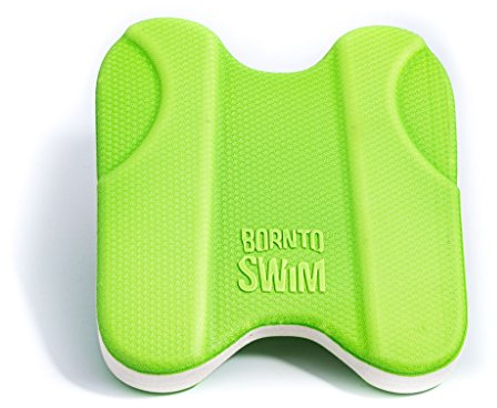 BornToSwim Pro Schwimmbrett Pullkick Pull Buoy und Kickboard Trainingshilfe, Grün, 30 x 27 x 4 cm